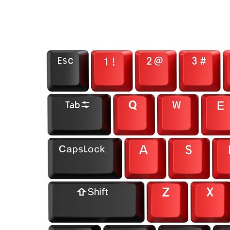 61 PBT Keycaps,61 Key ANSI Layout OEM Profile PBT Thick Shine-Through ...