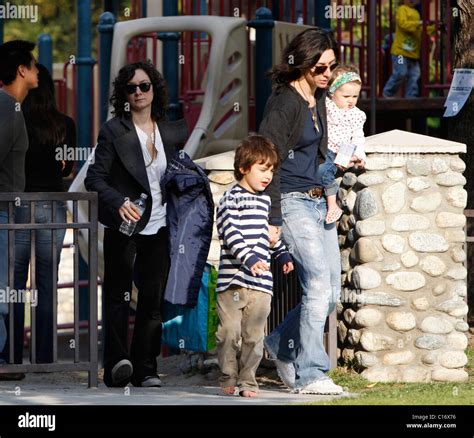 Sara Gilbert with her partner Allison Adler and their kids Sawyer and ...