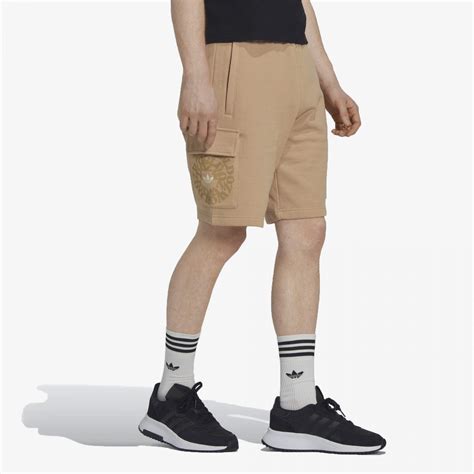 Buy Adidas Originals Magic Beige Graphic Ozworld Cargo Shorts for Men ...