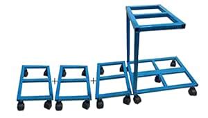 HIMAJI iT Custom Inverter Battery Trolley in Best Metal with Twin ...