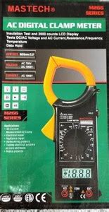 shoptron Mastech M266AC Clamp Meter 1000 Amp DC 750V AC 1000V Digital ...