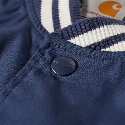 Carhartt WIP Atlanta Varsity Jacket Navy | END.