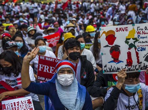 International pressure - Protests continue across Myanmar despite ...