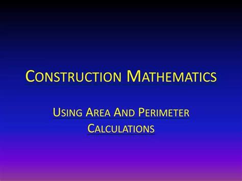 Image result for Introduction to Construction Math