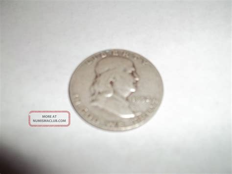 1952 Ben Franklin Half Dollar 90% Silver