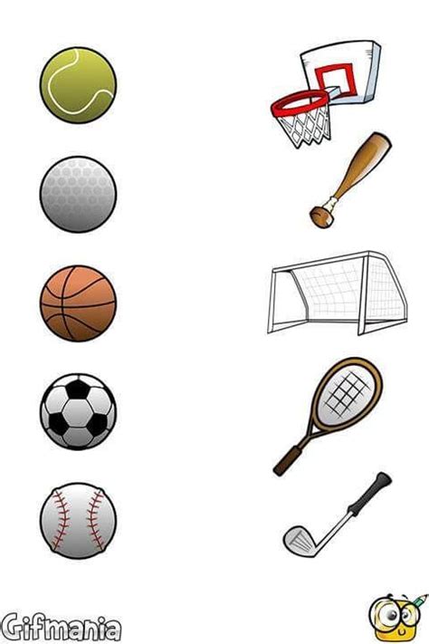 Sport Worksheet for Kindergarten 的图像结果