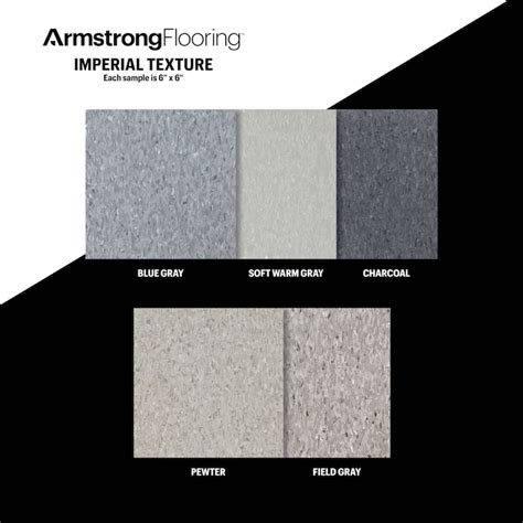 Shop Armstrong Flooring Imperial Texture VCT Gray Sample Collection at ...