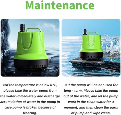 FREESEA Fountain Submersible Water Pump: 330 GPH 25W India | Ubuy