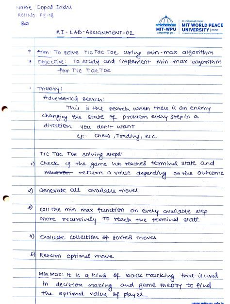 Image result for Min Max Algorithm Ai Tic Tac Toe Poster