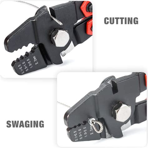 IWISS Wire Rope Crimping/Swaging Tool for 2.2mm Wire Rope Ferrules ...
