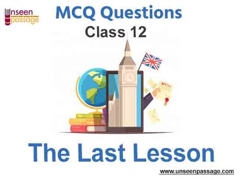 Image result for Chapter 1 the Last Lesson Class 12 MCQ
