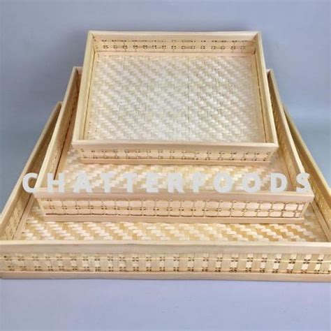 Promo Nampan Anyaman / Baki / Keranjang Kotak Anyaman Bambu - C. Kecil ...