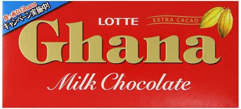 Buy Lotte Ghana Milk Chocolate Bar, 1.94 Ounce Online at Lowest Price ...