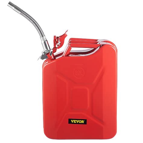 VEVOR 5.3-Gallon Alloy Steel Gasoline Can JBYTHSBDDWC3L44IJV0 at Lowes.com