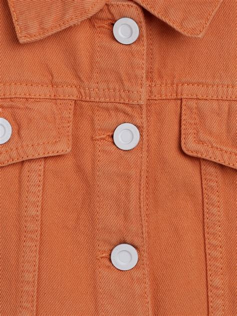 Girls Orange Denim Jacket – Tales & Stories