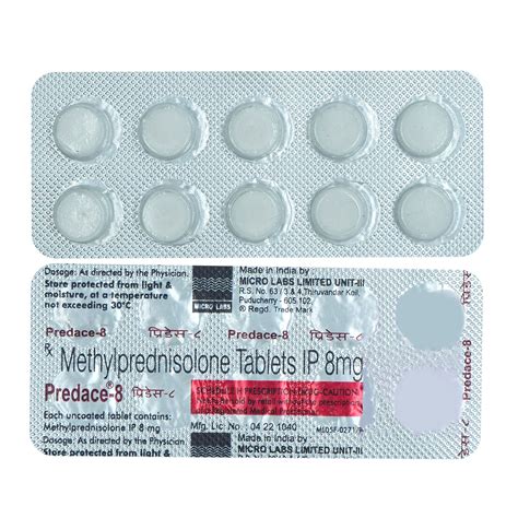 Predace 8mg Tablet | Uses, Side Effects, Price | Apollo Pharmacy