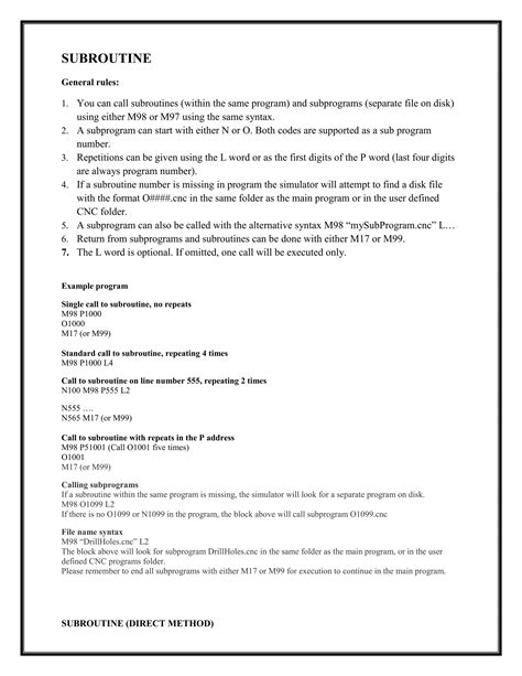 Sub Programs CNC 的图像结果