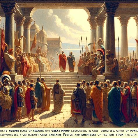 What does Acts 25:23 mean? | Bible Art