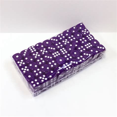 紫12mm樹脂製ダイス(100個入り) | 駒のタチキタ