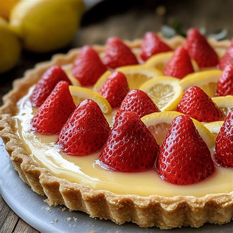 How to Make the Perfect Strawberry Lemon Tart