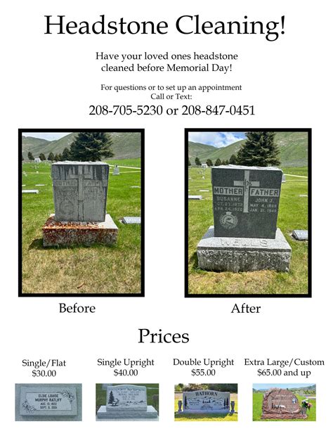 Schwab-Matthews - The 2024 headstone cleaning season has arrived! Get ...