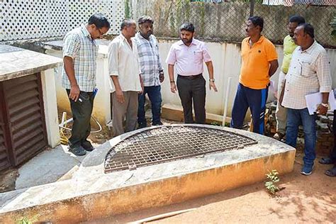Learning from crisis, Corpn inspects rainwater harvesting systems