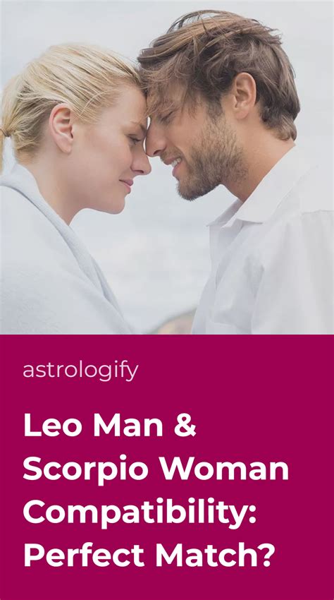Leo Man Scorpio Woman