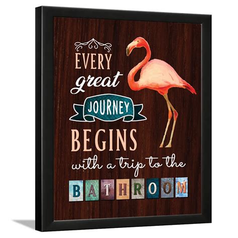 Chaka Chaundh - Bathroom Quotes Framed Poster - Washroom Wall Hanging ...