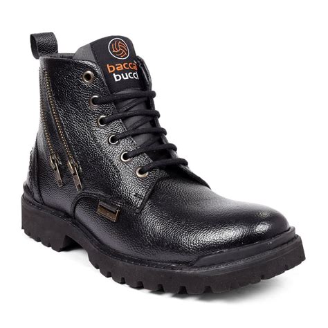 Military Boots | Bacca Bucci York | Genuine Leather Men's Military ...