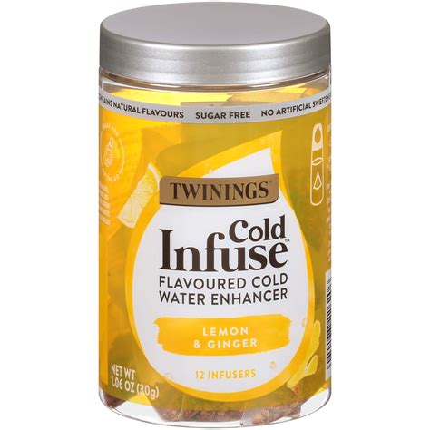 Buy Twinings Cold Infuse Flavored Water Enhancer, Lemon & Ginger, 12 ...