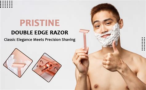 Pristine Shaving Double Edge Safety Razor For Men COPPER PLATING (Close ...