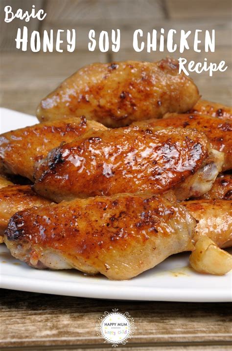 Four ingredients and super easy to make: this basic honey soy chicken ...
