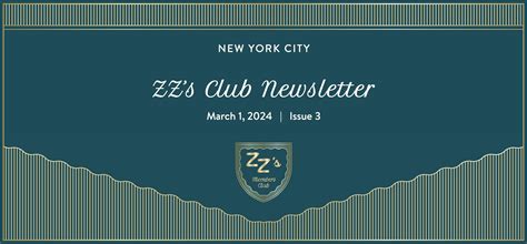 Issue 3: March at ZZ's Club New York