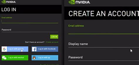 GeForce Experience Log In 的图像结果