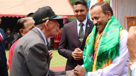 Assam Rifles director general honors veterans for their contribution ...