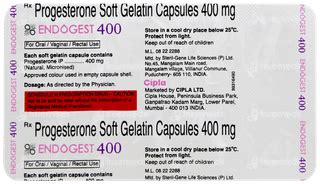 Endogest 400 MG | Order Endogest 400 MG Capsule Online at Truemeds