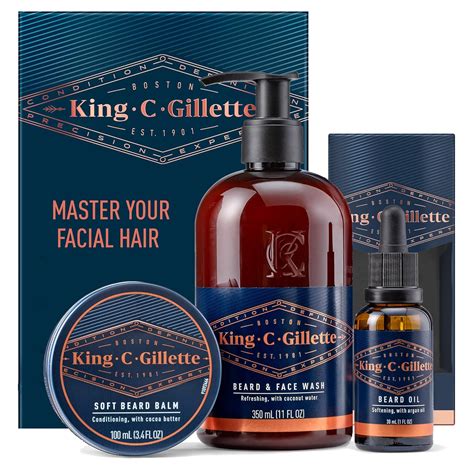 Buy King C. Gillette Soft Beard Balm, Deep Conditioning with Cocoa ...