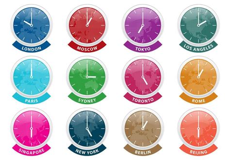 Time Zone Vector 的图像结果