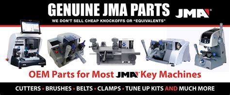 JMA Key Cutting Machine Parts