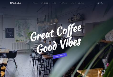 Techwind - Tailwind CSS Multipurpose Landing & Admin Dashboard Template