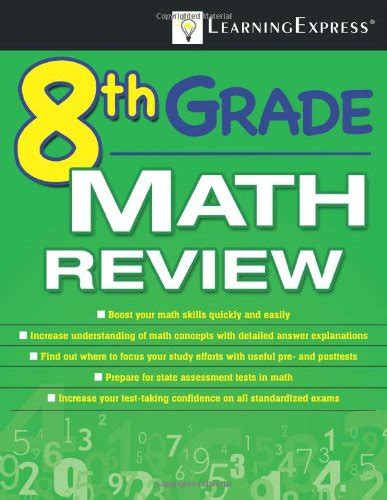 8th Grade Math Review : Learningexpress: Amazon.in: Books