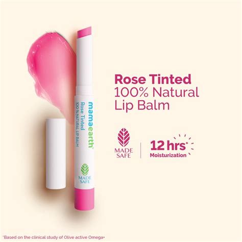 Rose Tinted Lip Balm With Rose and Castor Oil -2g |Mamaearth