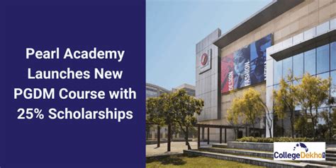 Pearl Academy Launches New PGDM Course with 25% Scholarships | CollegeDekho