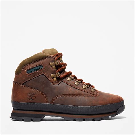 Men’s Euro Hiker Leather Boots - Brown | Timberland US