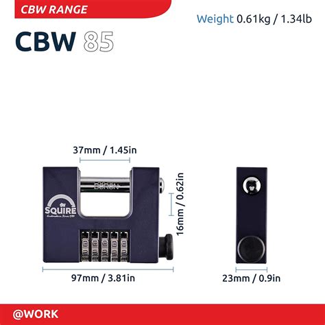 Squire Heavy Duty Padlock (CBW85) - 5 Wheel India | Ubuy