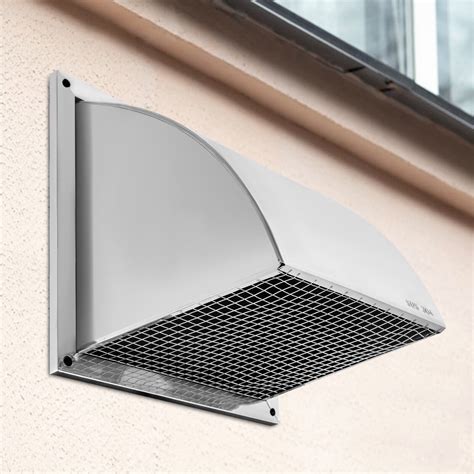 Indoor/Outdoor Wall Vent Stainless Steel Vent Exhaust Hood Cap Kitchen ...