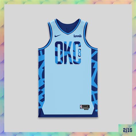 OKC Basketball Jersey Design