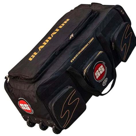 SS Gladiator Wheelie Cricket Kitbag – Sportswing.in