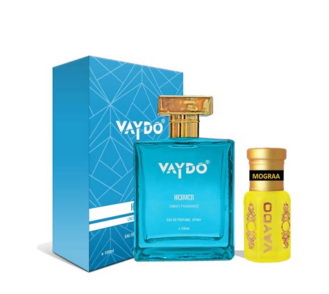 Vaydo Perfume Heaven And Mograa Attar Without Alcohol for Unisex Pure