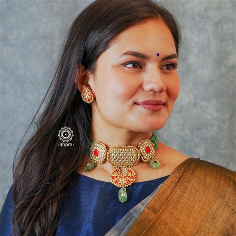 Handcrafted Gold Polish Silver Jewellery Online by Aham – aham ...